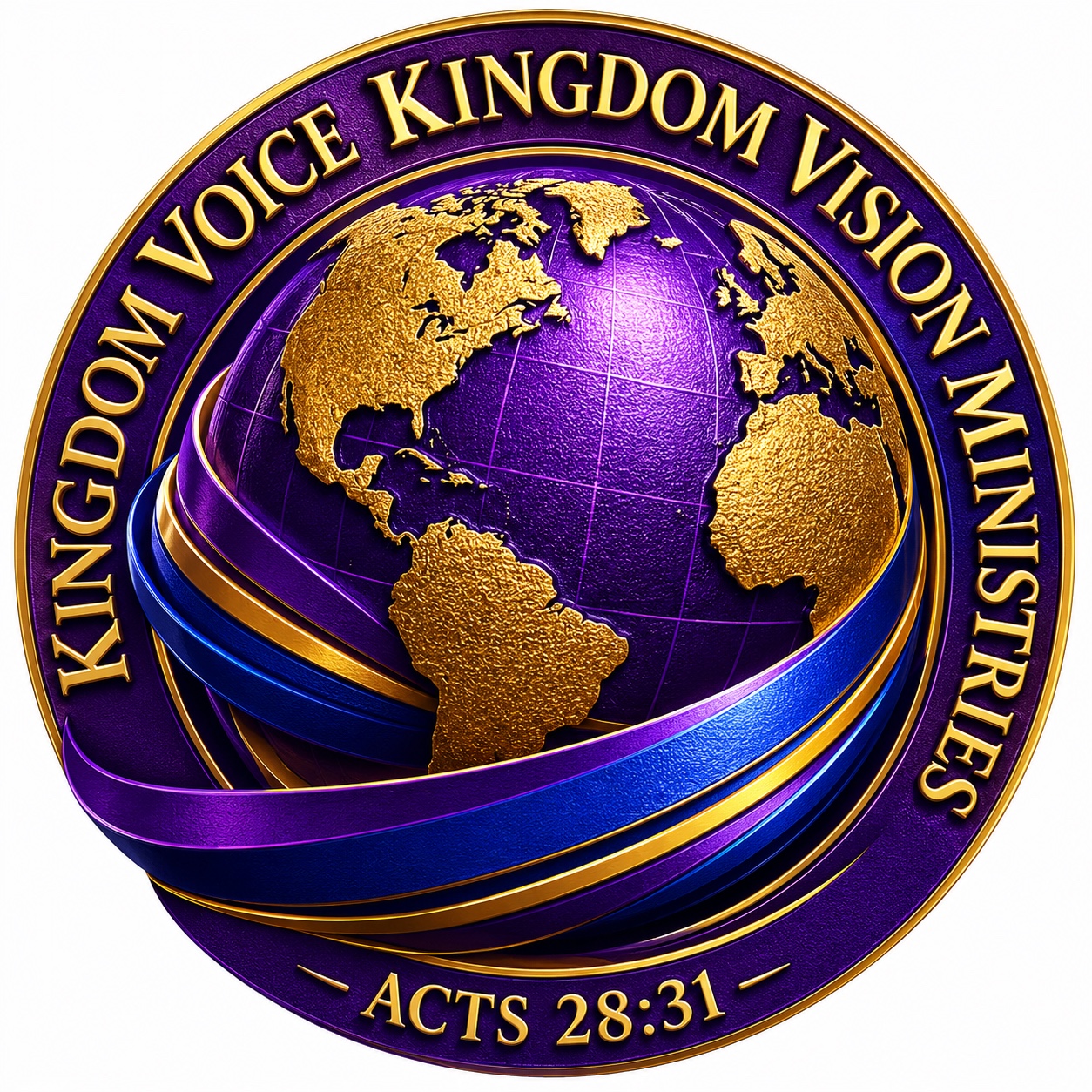 Kingdom Voice Kingdom Vision Ministries logo