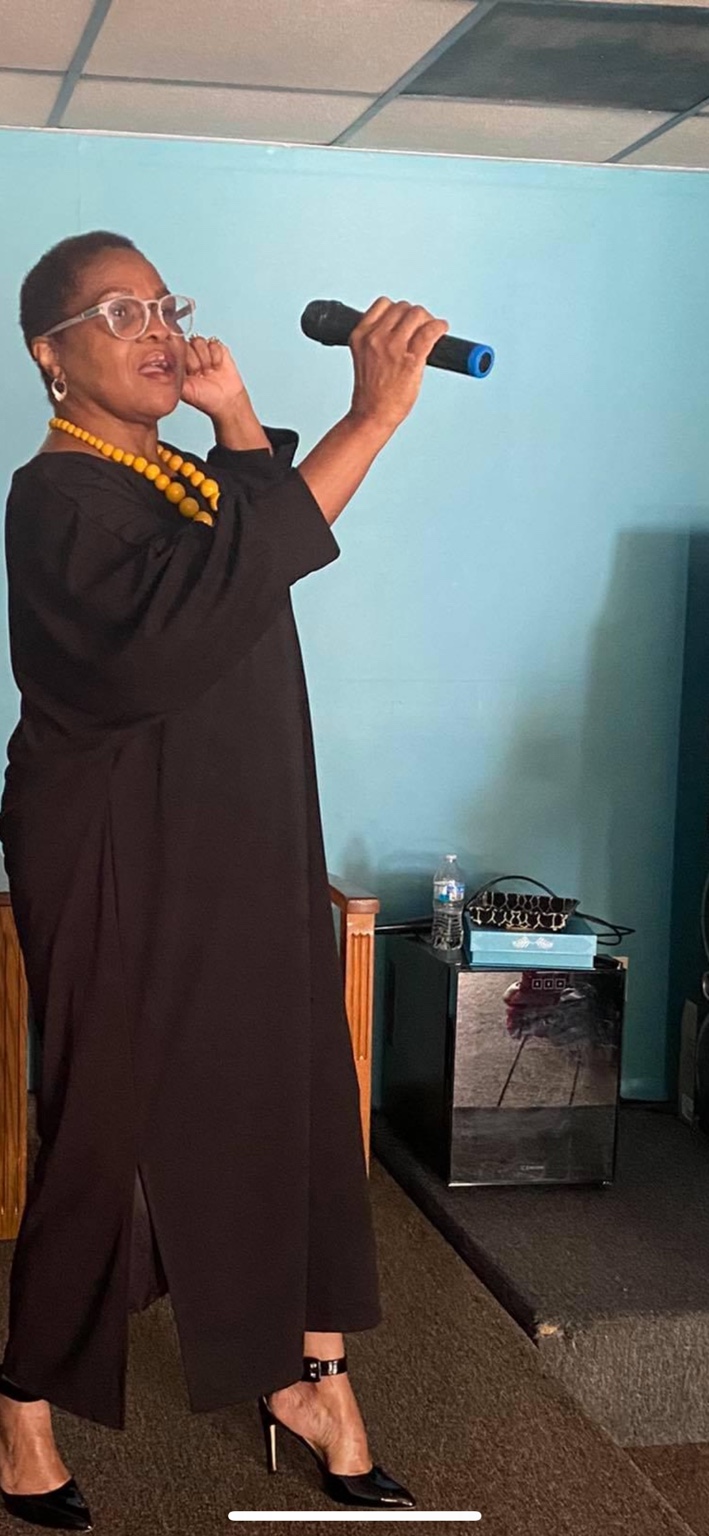 Apostle Lillie Douglas preaching